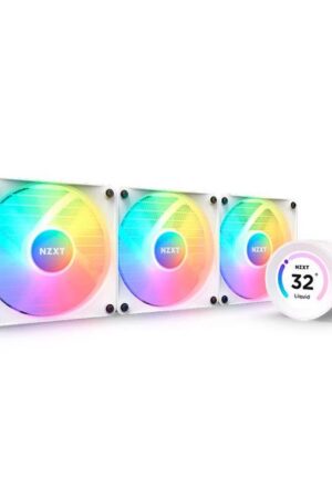Water Cooler P/ Processador Nzxt Kraken Elite 360 Rgb P/ Intel/Amd Branco - Rl-Kr36e-W1