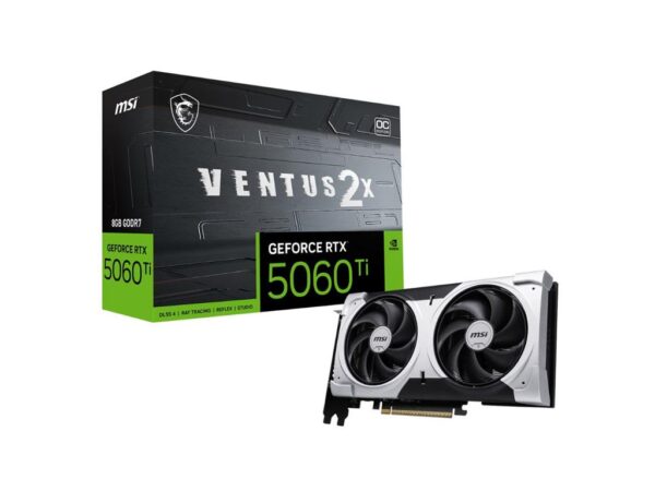 Placa de Video Msi Geforce Rtx 5060 Ti 8g Ventus 2x Oc Plus Gddr7 128 Bits - 912-V536-024 - Imagem 2