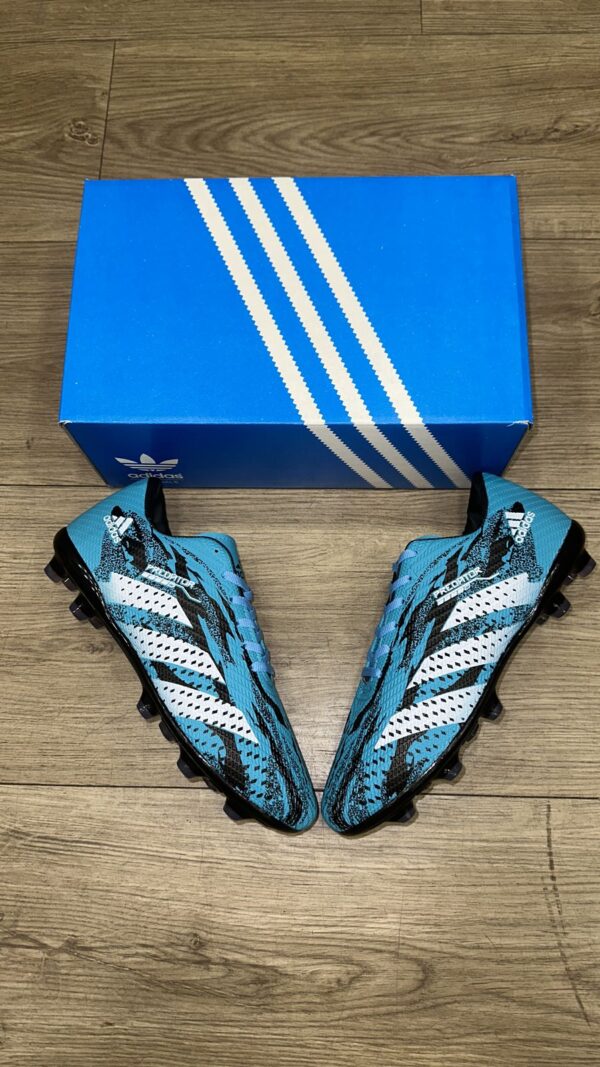 Chuteira Adidas Campo Azul Bebê Branco